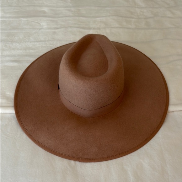 Free People NWT Brown Wide Brim Hat